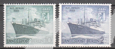 West Berlin 0126 / 0127 ** - 1955